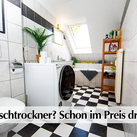 Helles 80M2 Maisonette-Loft Mit Balkon, Kingsize Bett, Smart-Tv, Etc Erfurt Exterior photo