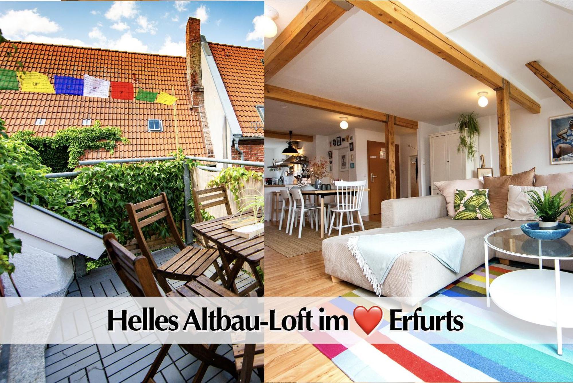 Helles 80m2 Maisonette-loft Mit Balkon, Kingsize Bett, Smart-tv, Etc Apartment *