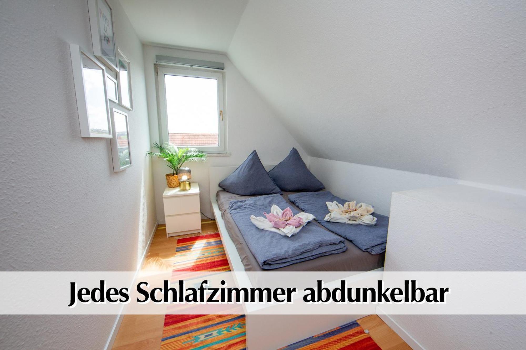 Helles 80m2 Maisonette-loft Mit Balkon, Kingsize Bett, Smart-tv, Etc * Erfurt